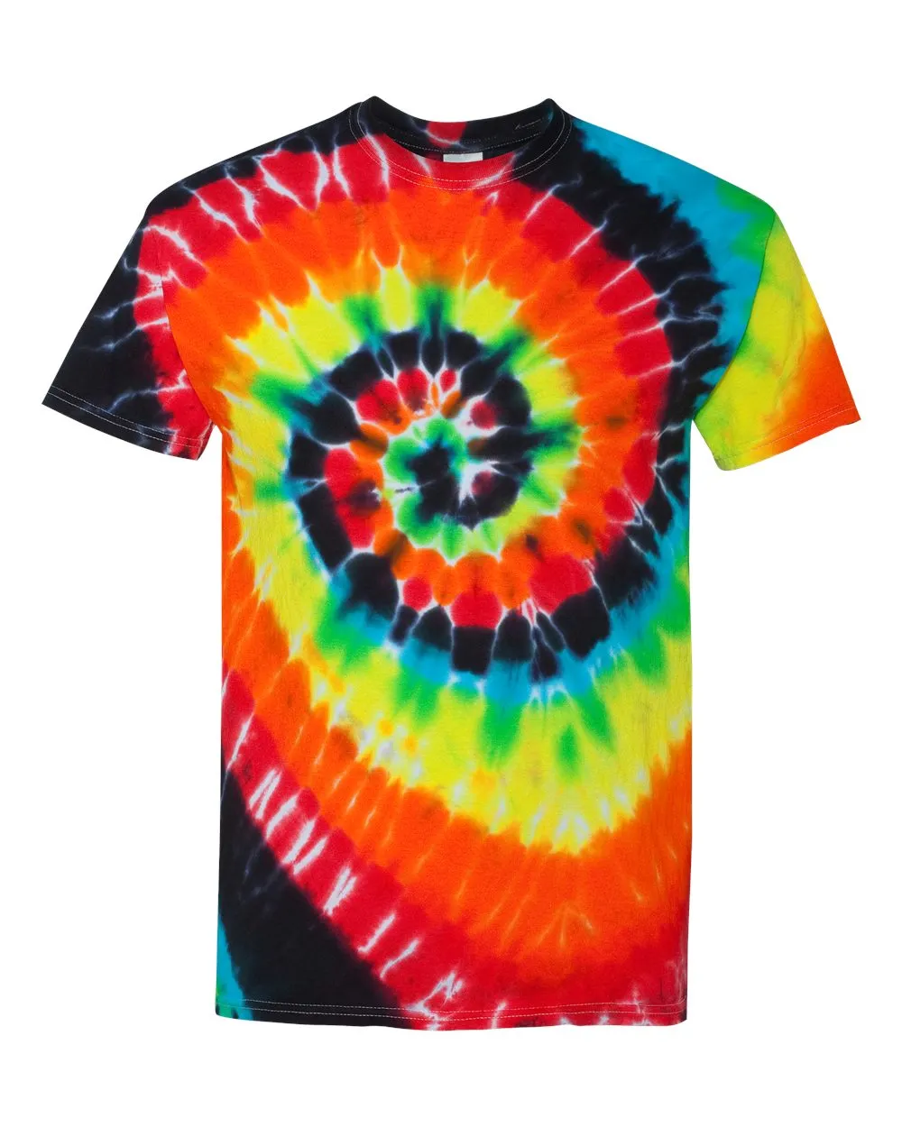 Dyenomite 200MS - Multi-Color Spiral Tie-Dyed T-Shirt, Tie Dye Shirt