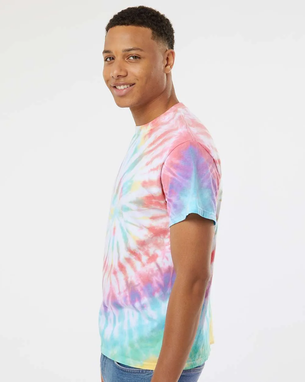 Dyenomite 200MS - Multi-Color Spiral Tie-Dyed T-Shirt, Tie Dye Shirt
