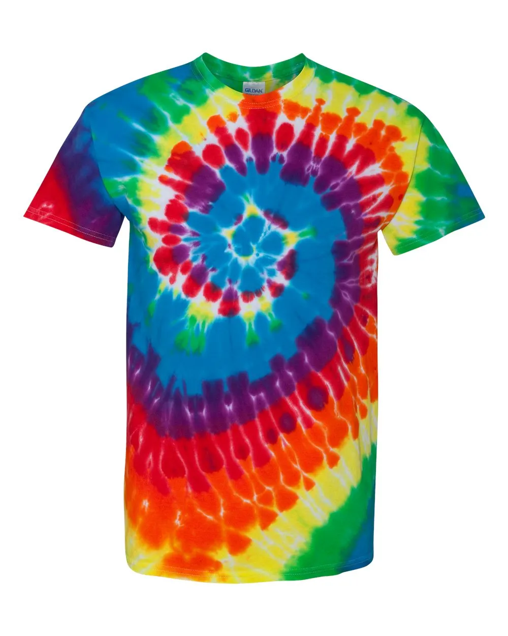 Dyenomite 200MS - Multi-Color Spiral Tie-Dyed T-Shirt, Tie Dye Shirt