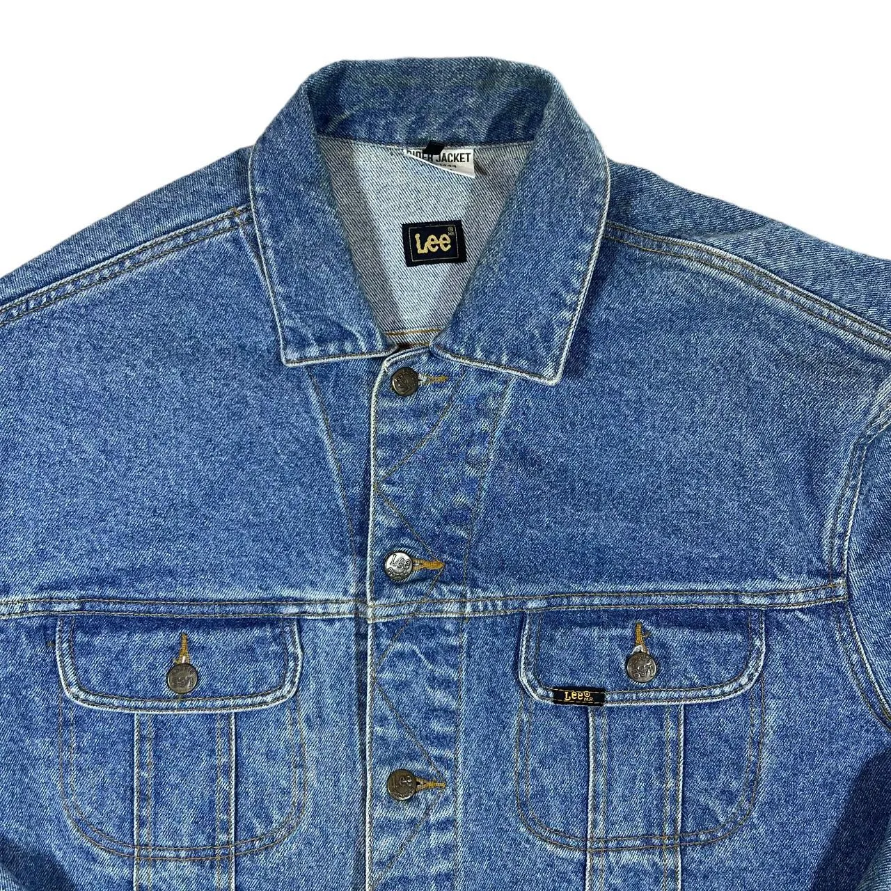 Early 00's LEE RIDERS Classic Blue Denim Trucker Jacket