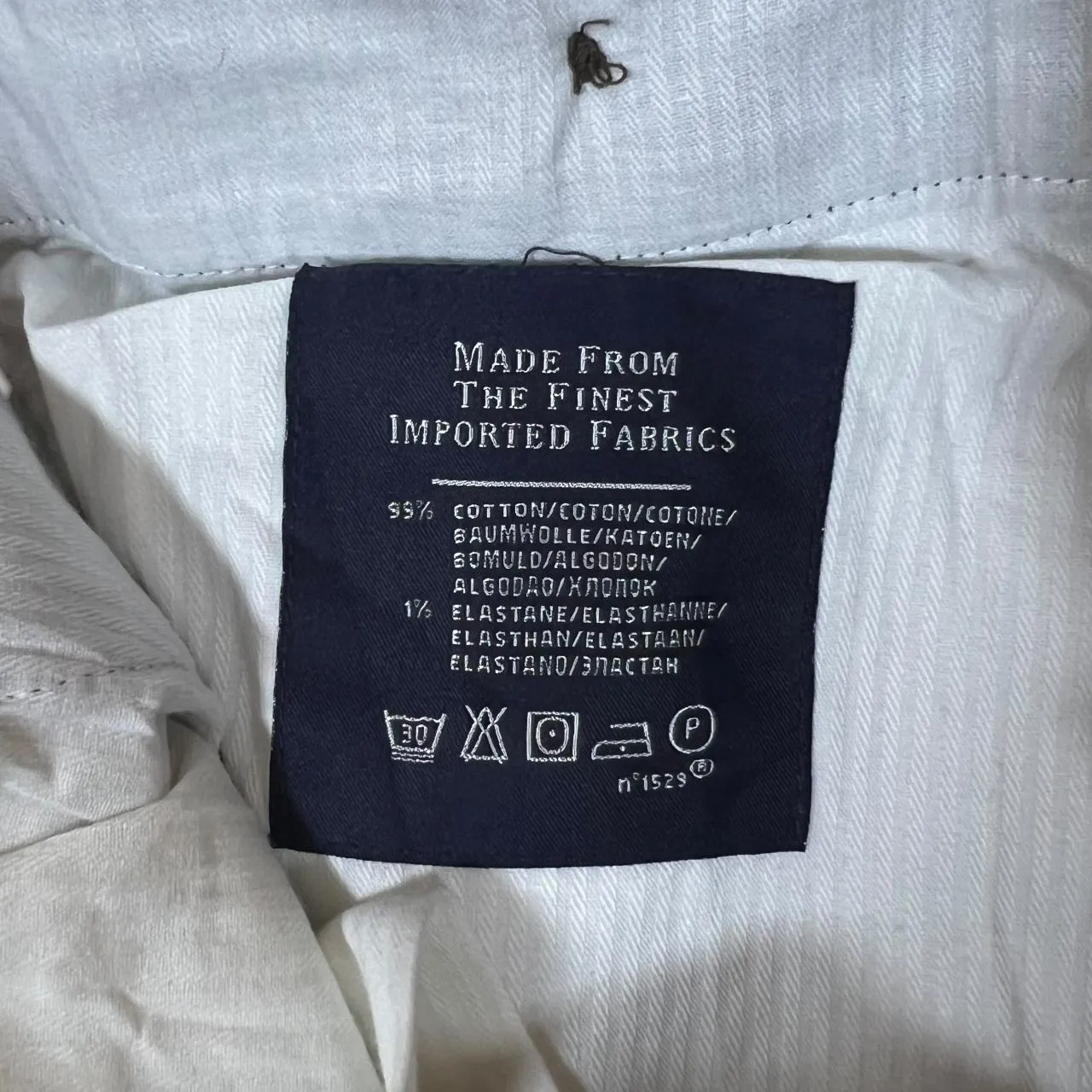 Early 00's POLO RALPH LAUREN "Classic Fit" Navy Blue Corduroy Cord Straight Leg Trousers