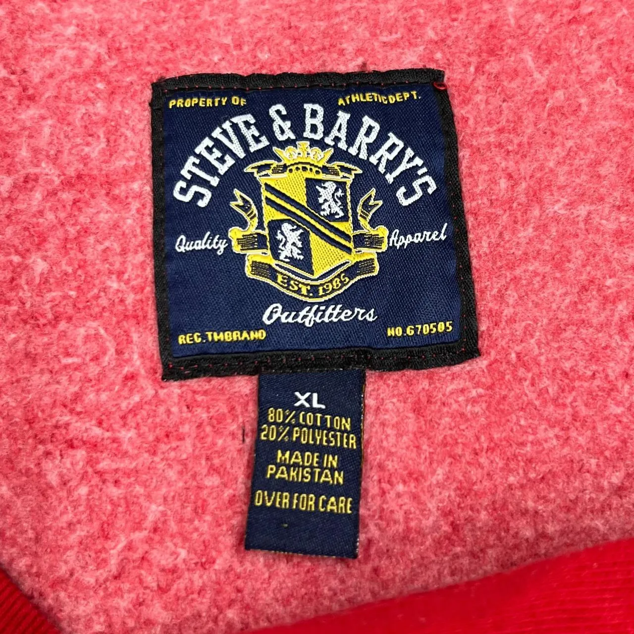 Early 00's Steve & Barry's NCAA OHIO STATE BUCKEYES Embroidered College Spellout Heavyweight Crewneck Sweatshirt
