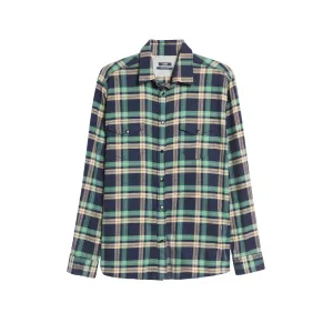 Eastwood Plaid Shirt (Green   Orange)
