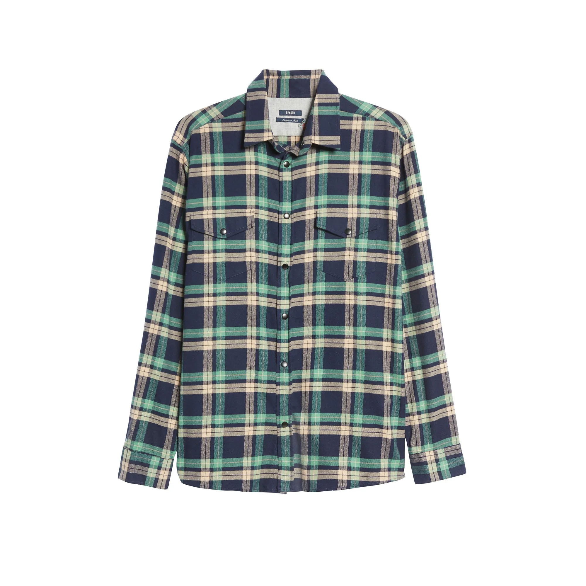 Eastwood Plaid Shirt (Green   Orange)