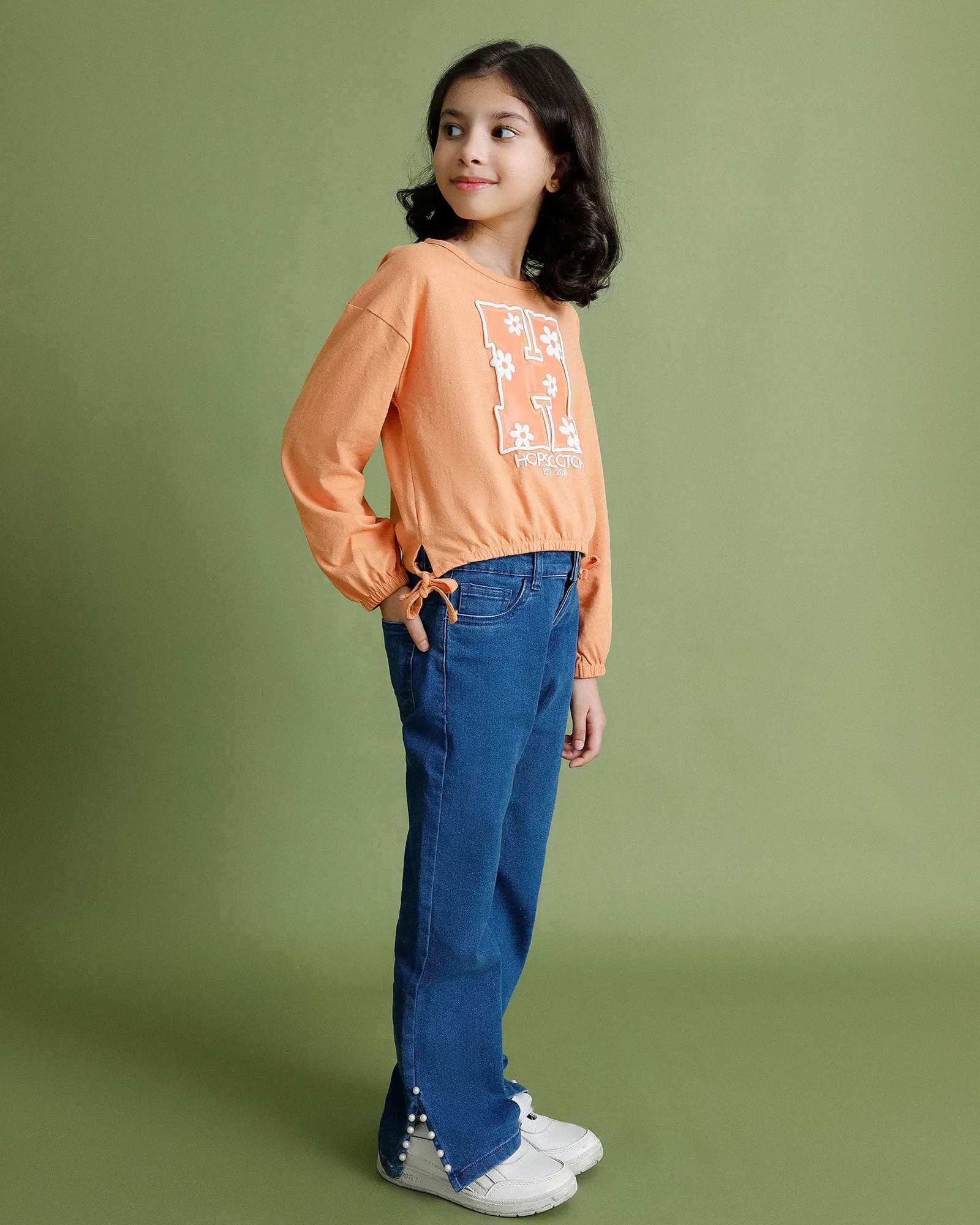 Embellished Flared Jeans