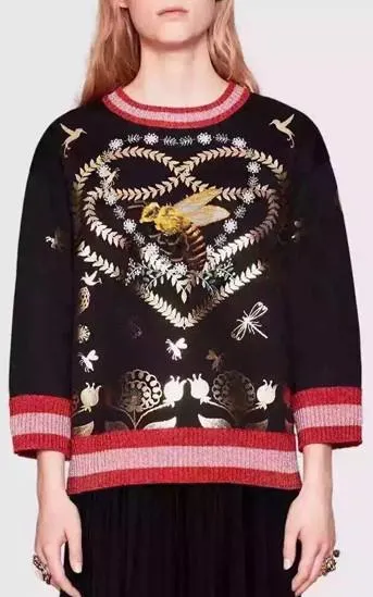 Embellished Sweatshirt in Black