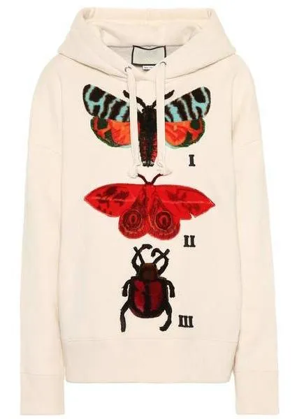 Embroidered Cotton Hoodie