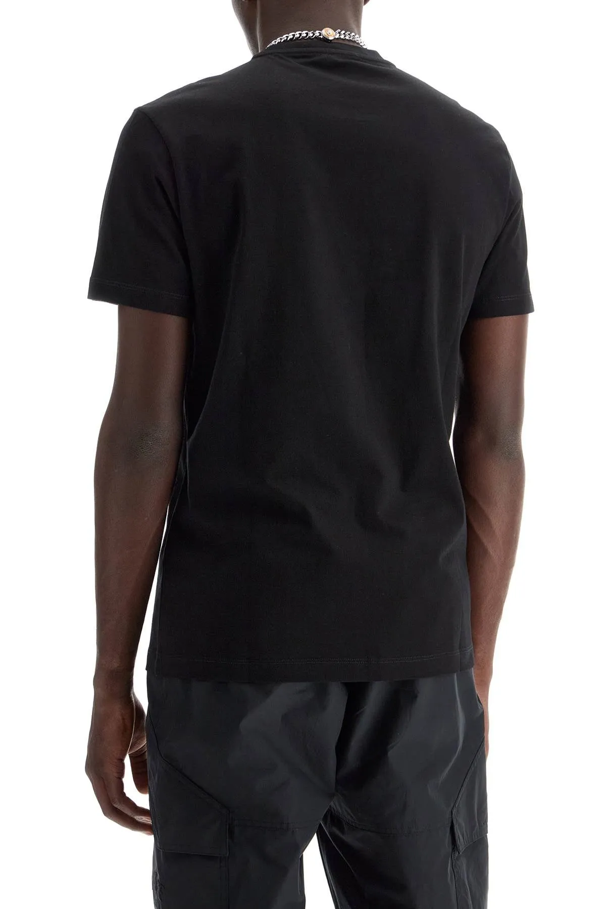 embroidered logo t-shirt 1011694 1A08584 BLACK
