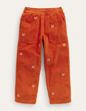 Embroidery Cord Chunky Pull-On-Autumn maple orange  Fox