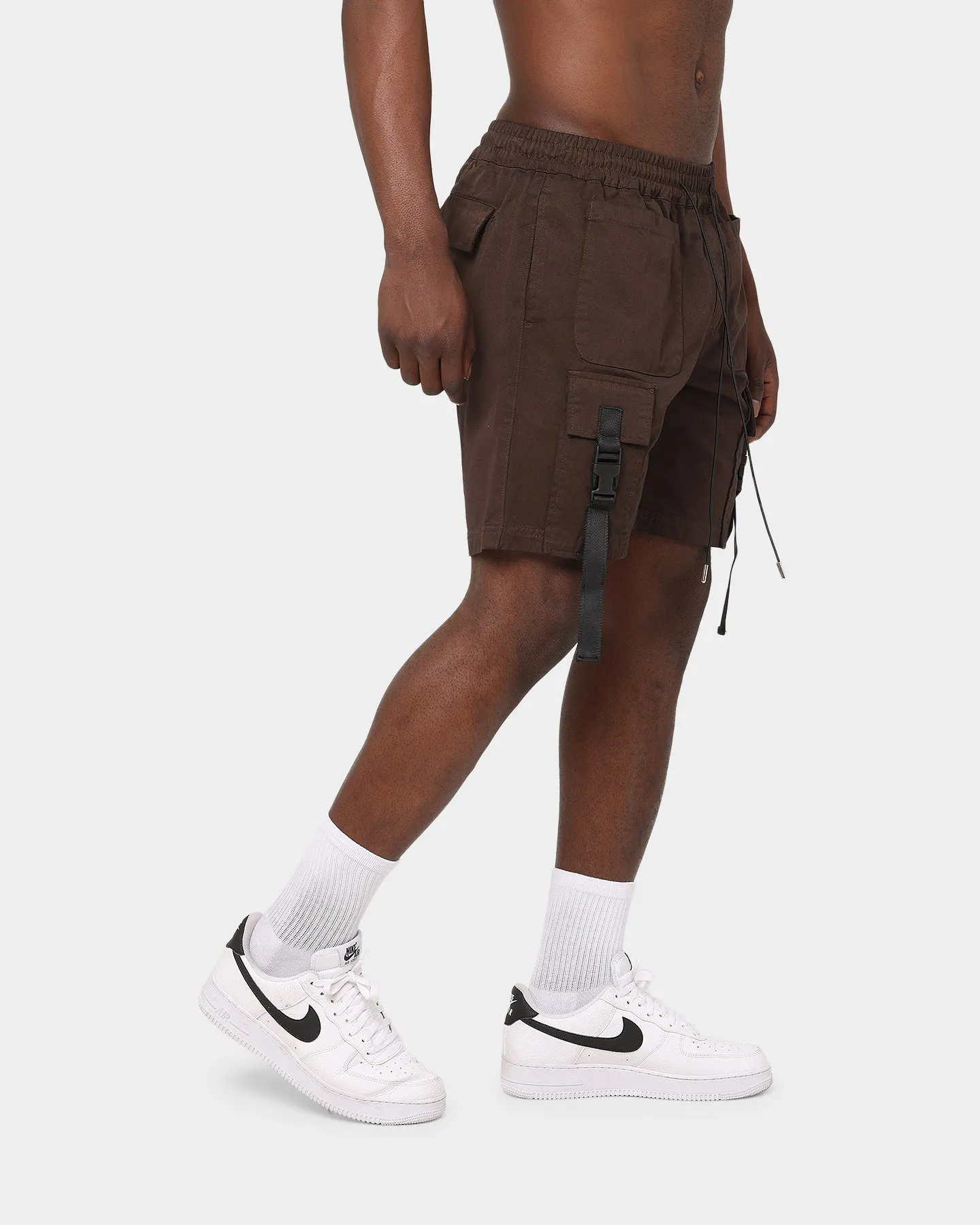 EN ES Minister Utility Cargo Shorts Brown