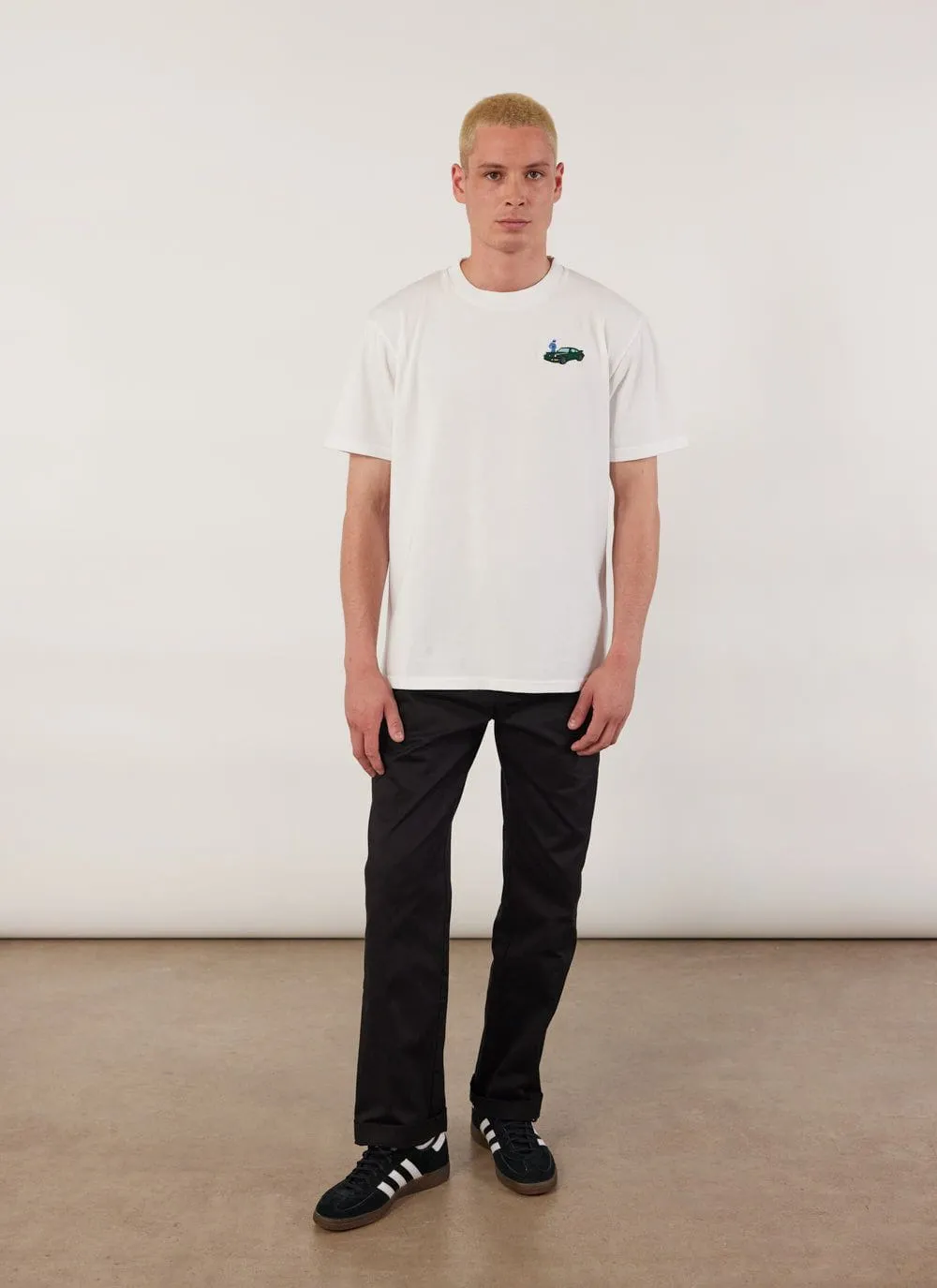 Envy T Shirt | Embroidered Organic Cotton | White