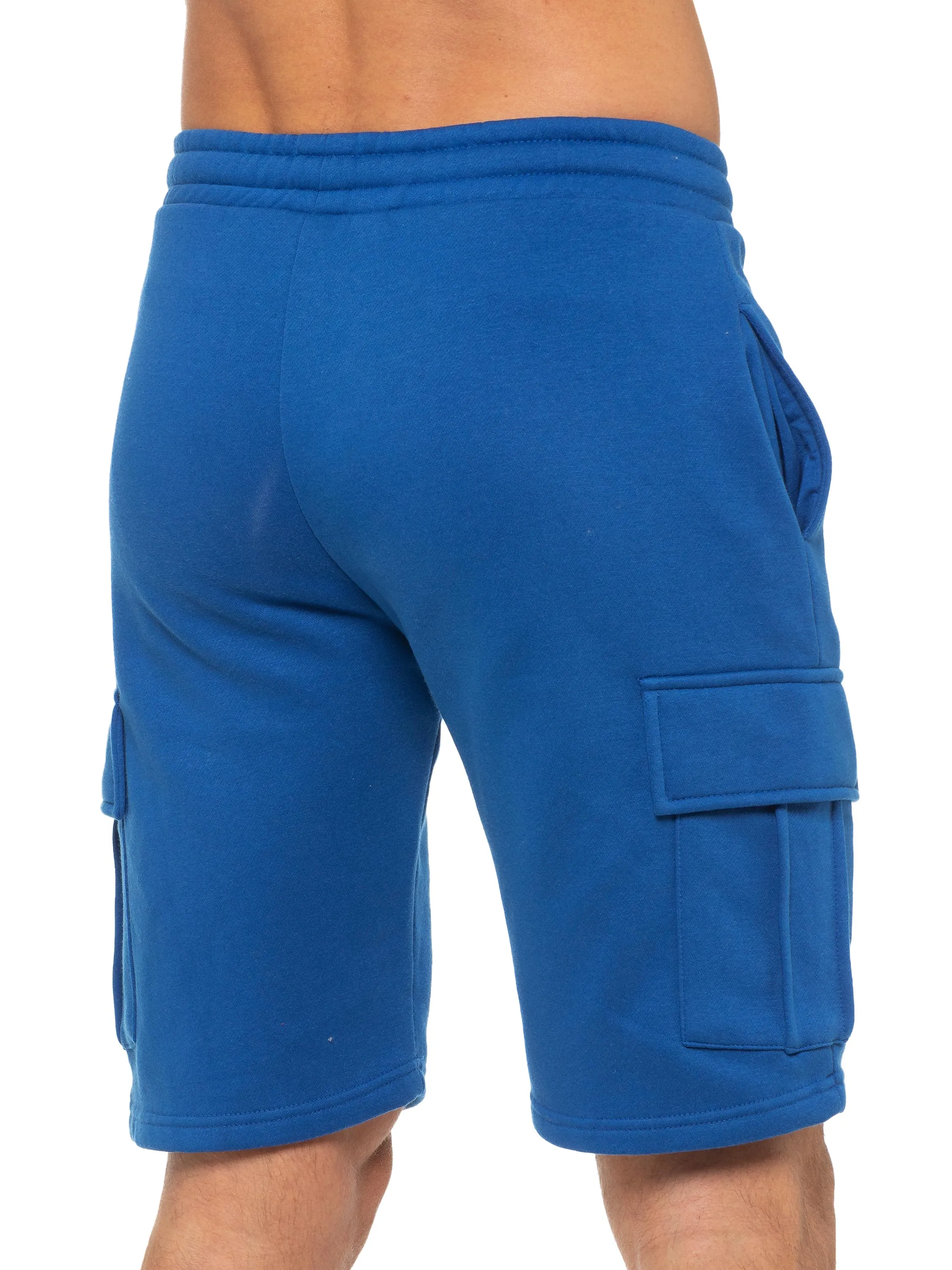 Enzo | Mens Cargo Fleece Shorts