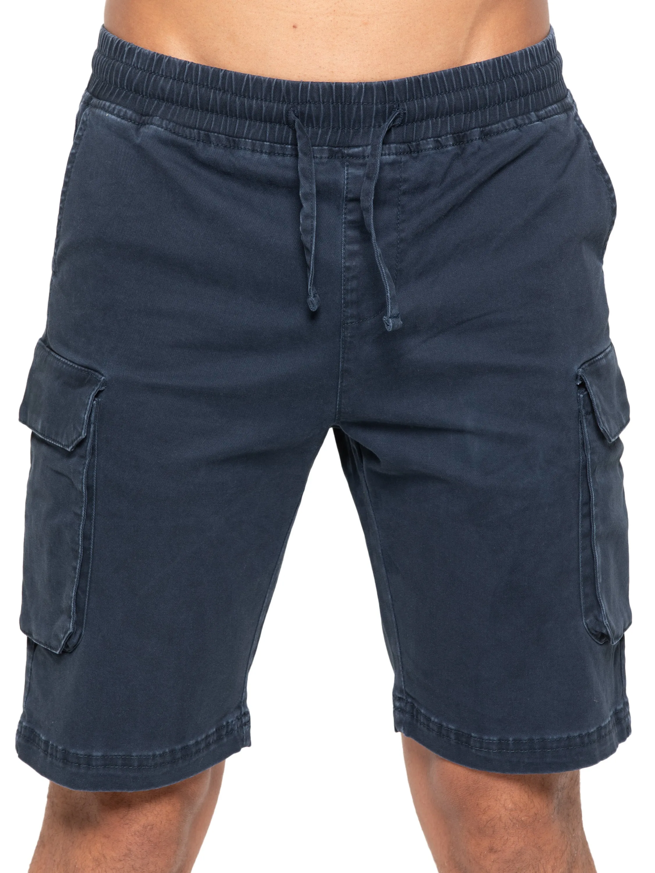 Enzo | Mens Cargo Overshirt Tracksuit With Shorts Set