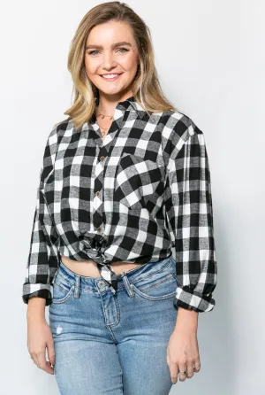 ESSENTIAL FLANNEL BUTTONDOWN