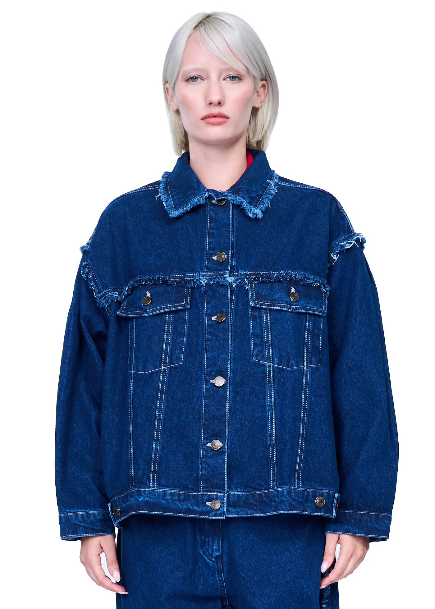 ESTHE Denim Oversized Jacket