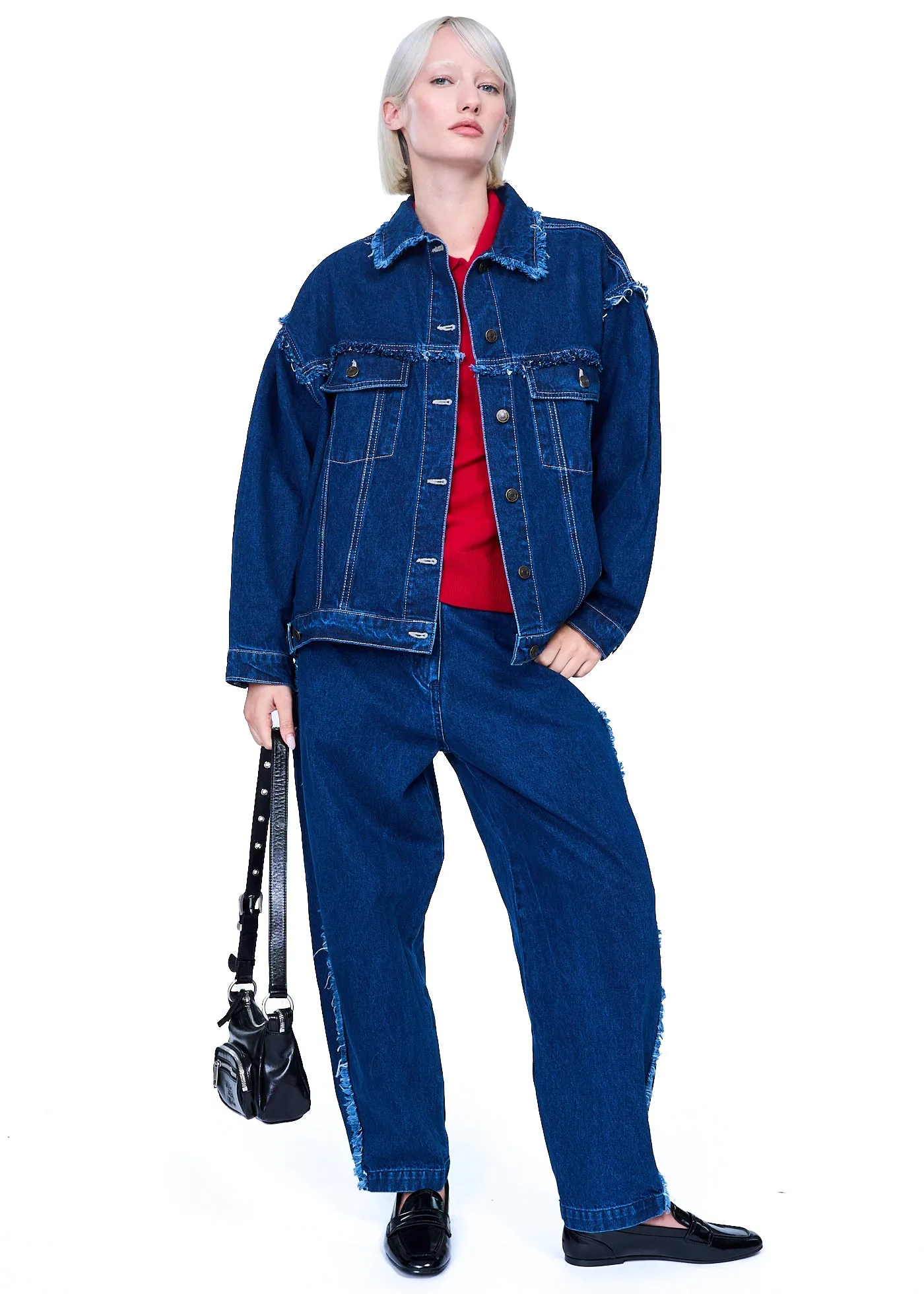 ESTHE Denim Oversized Jacket