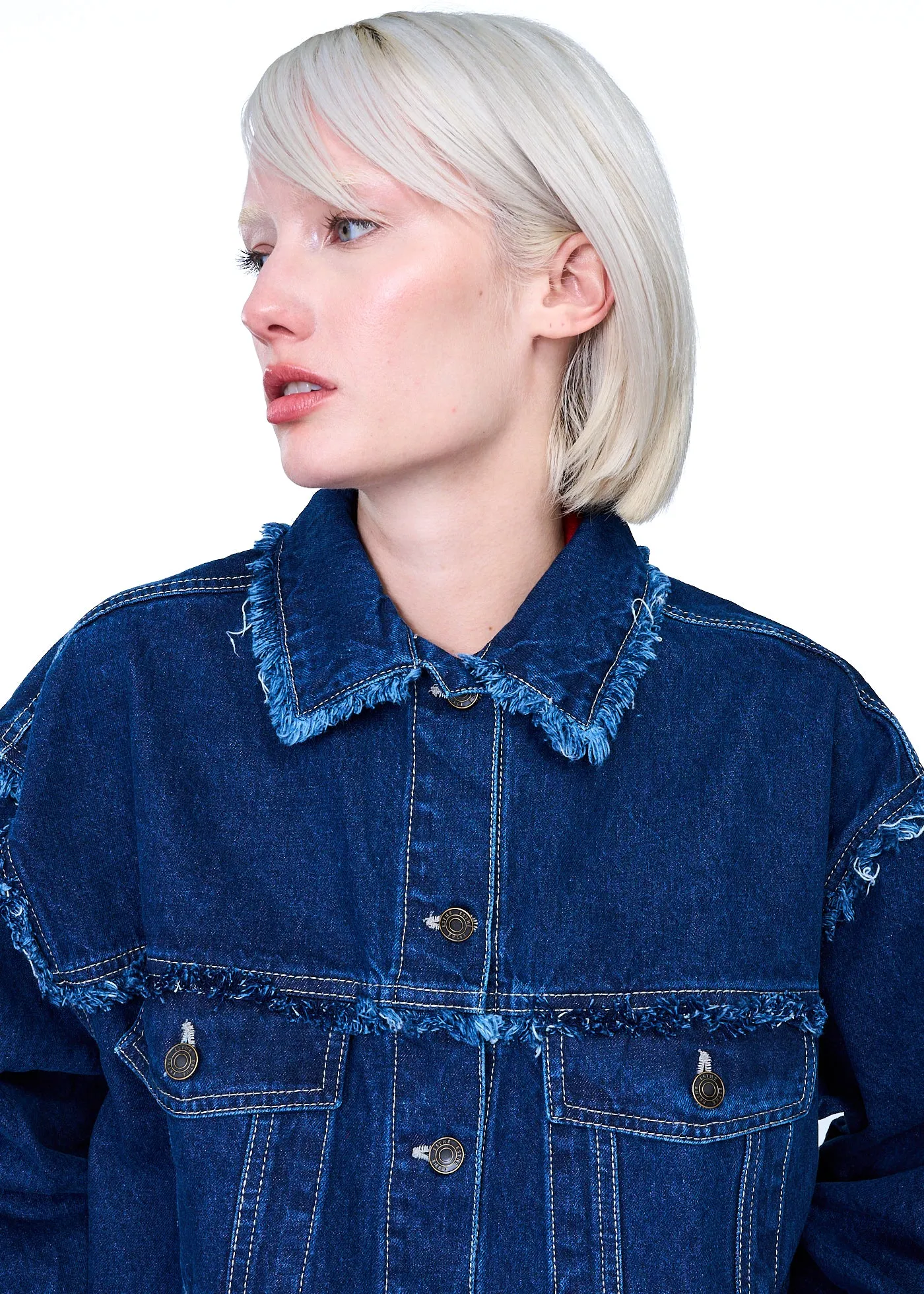 ESTHE Denim Oversized Jacket