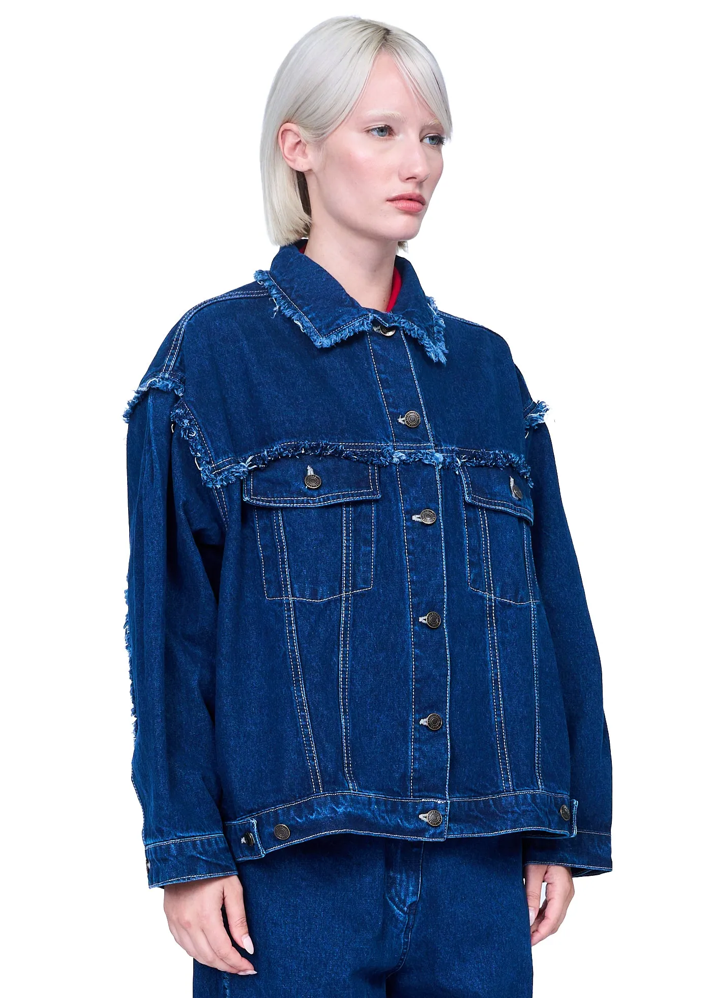 ESTHE Denim Oversized Jacket