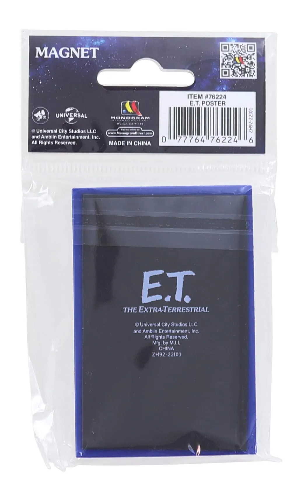 ET Movie Poster 3D Foam Magnet