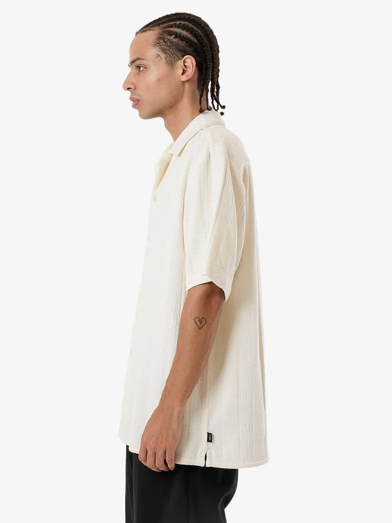 Evolution Bowling Shirt - Dirty White