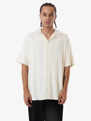 Evolution Bowling Shirt - Dirty White