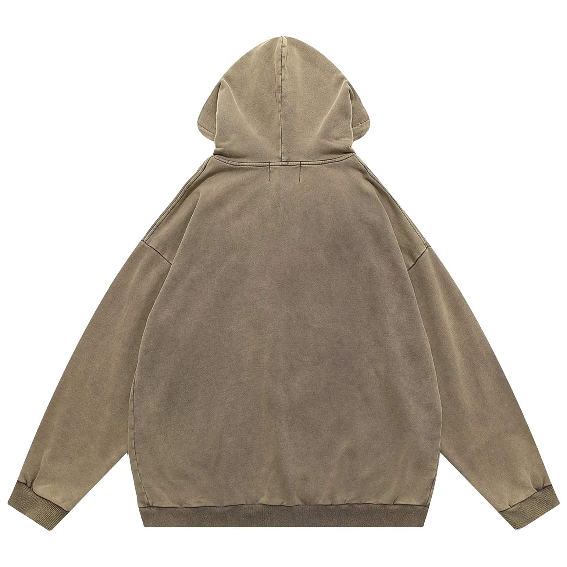 Extreme Aesthetic 'Shadow' Zip-Up Cotton Hoodie