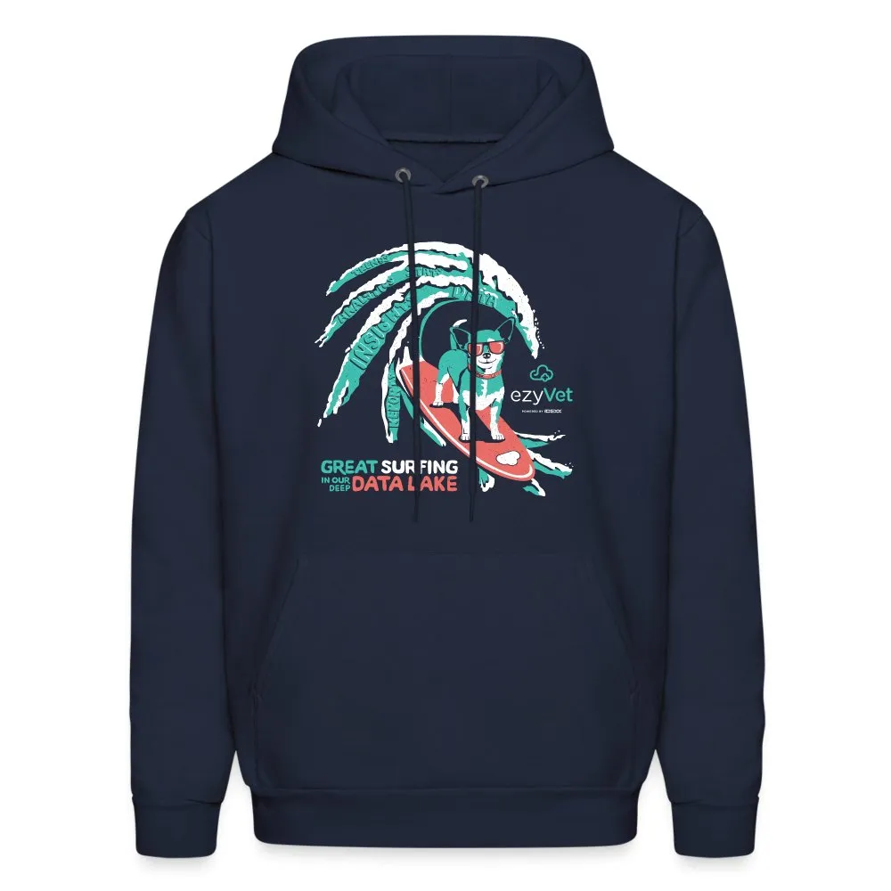 ezyVet Surf Dog Men's Hoodie