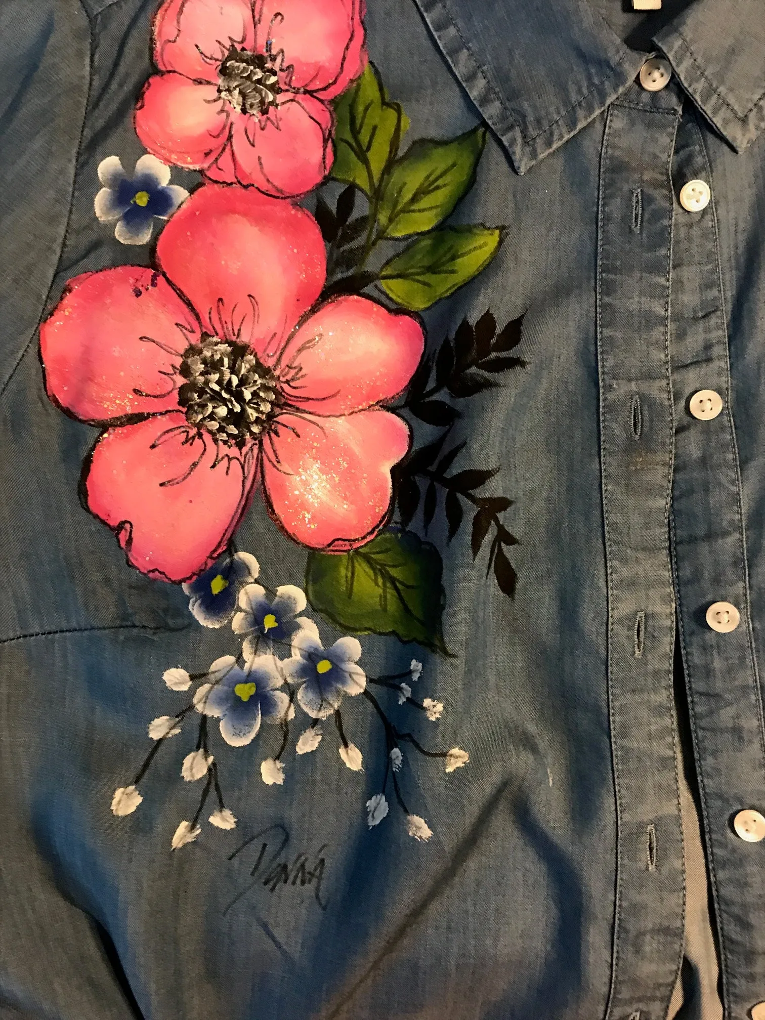 Fabric Painting 2019 - Denim Downloadable Video Lesson