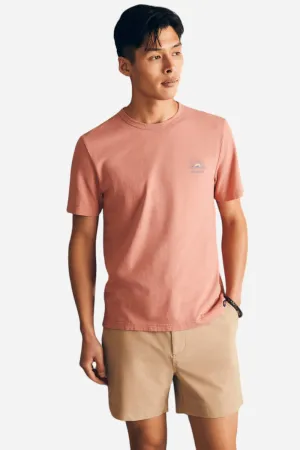 Faherty Sunwashed Graphic Tee in Faded Flag