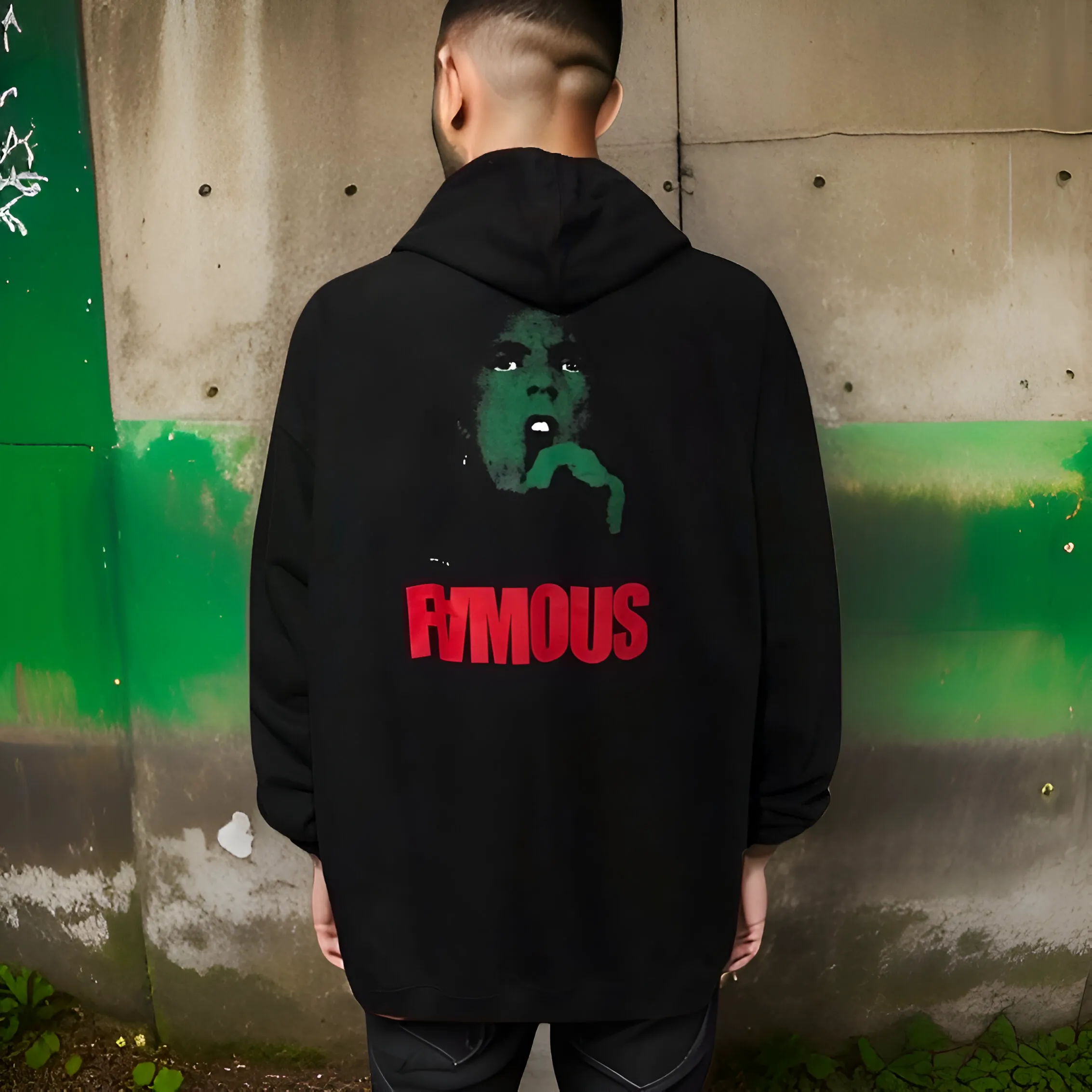 ^FAMOUS STARS AND STRAPS^ (BLACK) ZIP UP HOODIES FOR MEN
