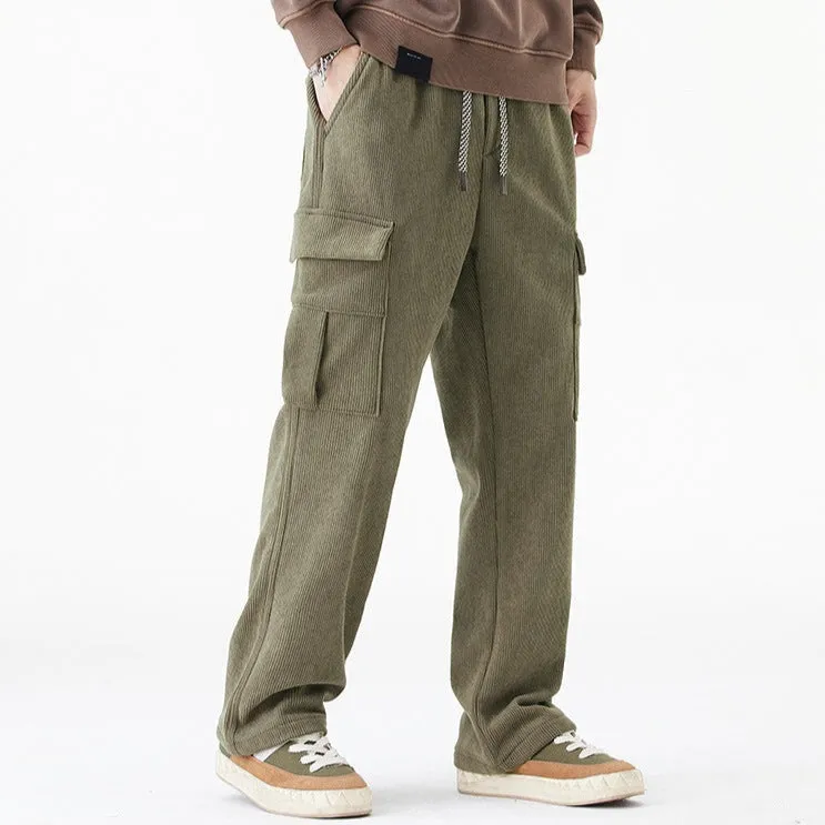 FARIS™ - CLASSIC CORDUROY MULTI-POCKET TROUSERS