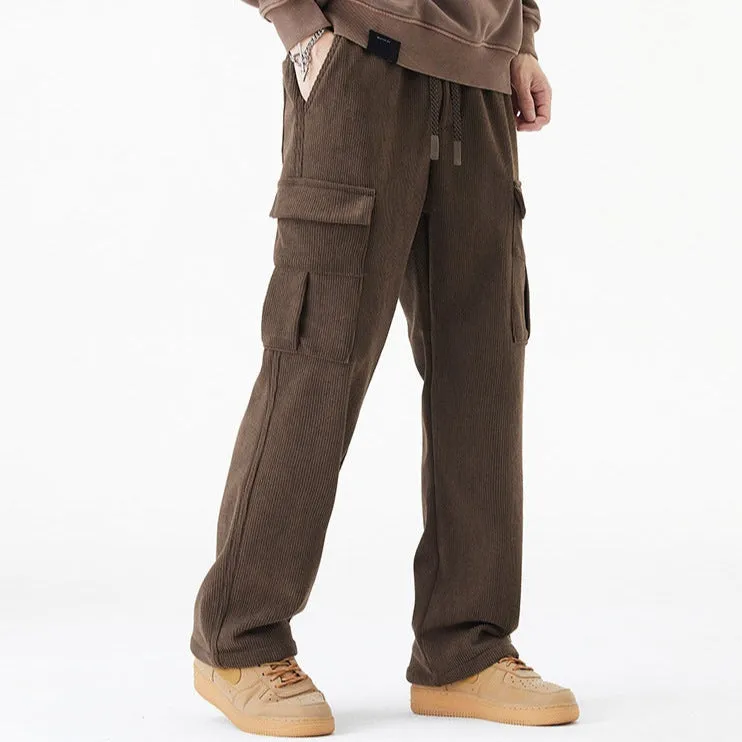 FARIS™ - CLASSIC CORDUROY MULTI-POCKET TROUSERS