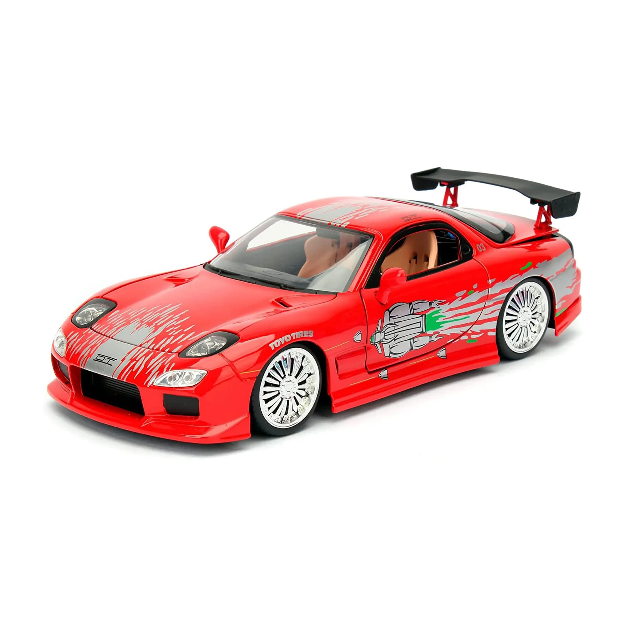 Fast and Furious 1:24 Doms 1993 Mazda RX-7 Diecast Car