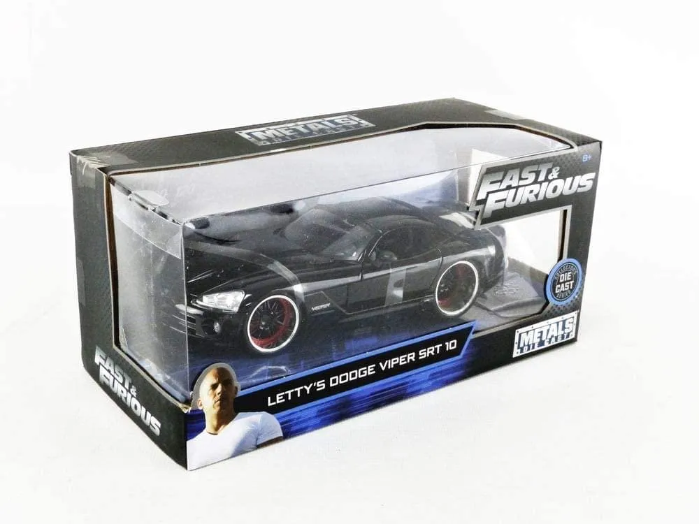 Fast and the Furious Letty's Dodge Viper SRT 1:24 Die Cast Vehicle