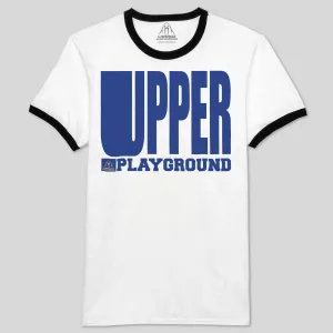 FAT UPPER - BLUE MEN'S RINGER TEE