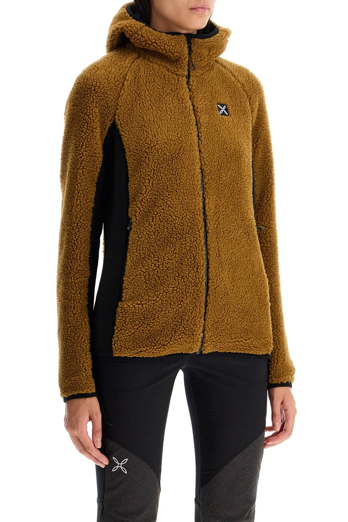 Felpa con zip Sherpa MMAC78W BRONZE BROWN