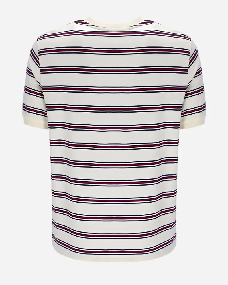 FILA BRUNO Ringer T Shirt Gardenia