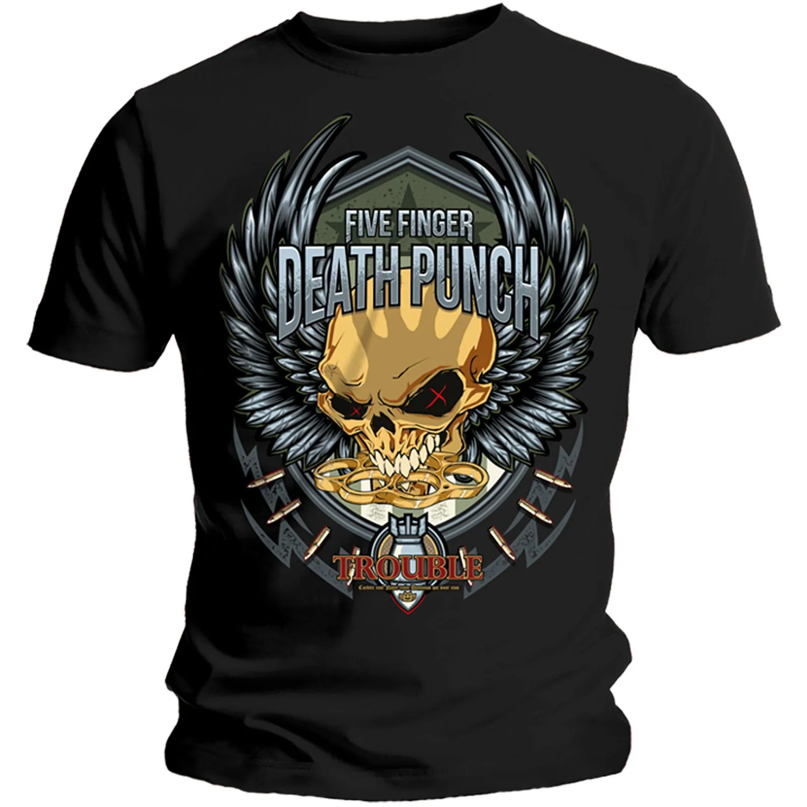 Five Finger Death Punch Trouble Unisex Tee