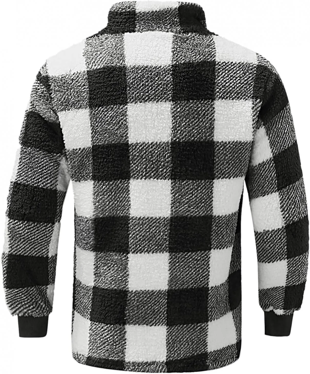 Flannel Jackets for Men,Men's Camp Night Berber Lined Hooded Flannel Shirt Jacket Coat Sweatshirts Hoodies Sweaters Tops
