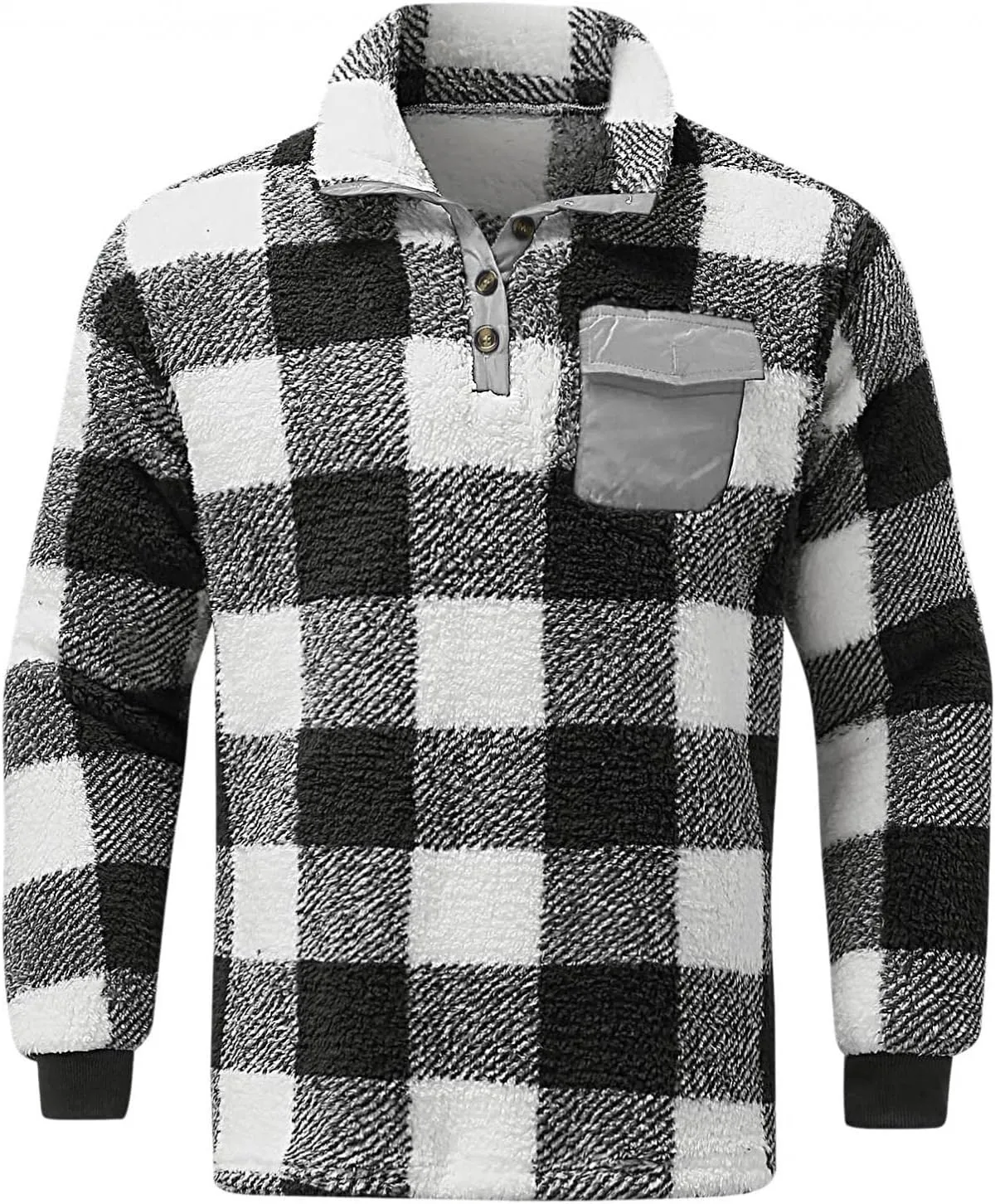 Flannel Jackets for Men,Men's Camp Night Berber Lined Hooded Flannel Shirt Jacket Coat Sweatshirts Hoodies Sweaters Tops
