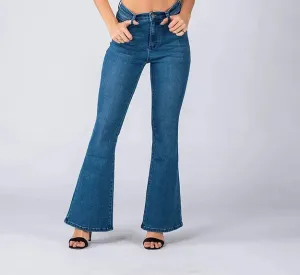 FLARED BOTTOM JEANS
