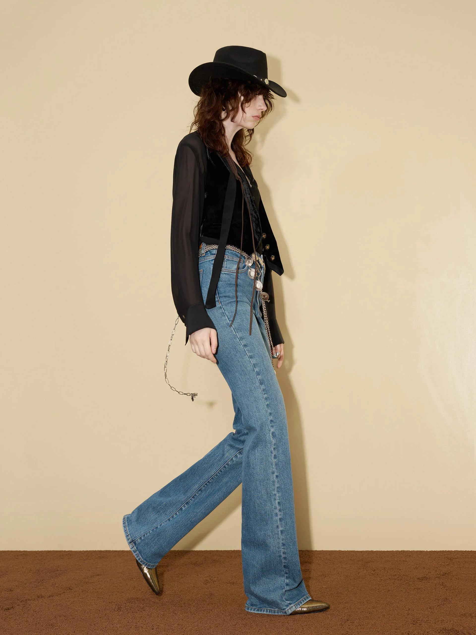Flared High Waist Jeans