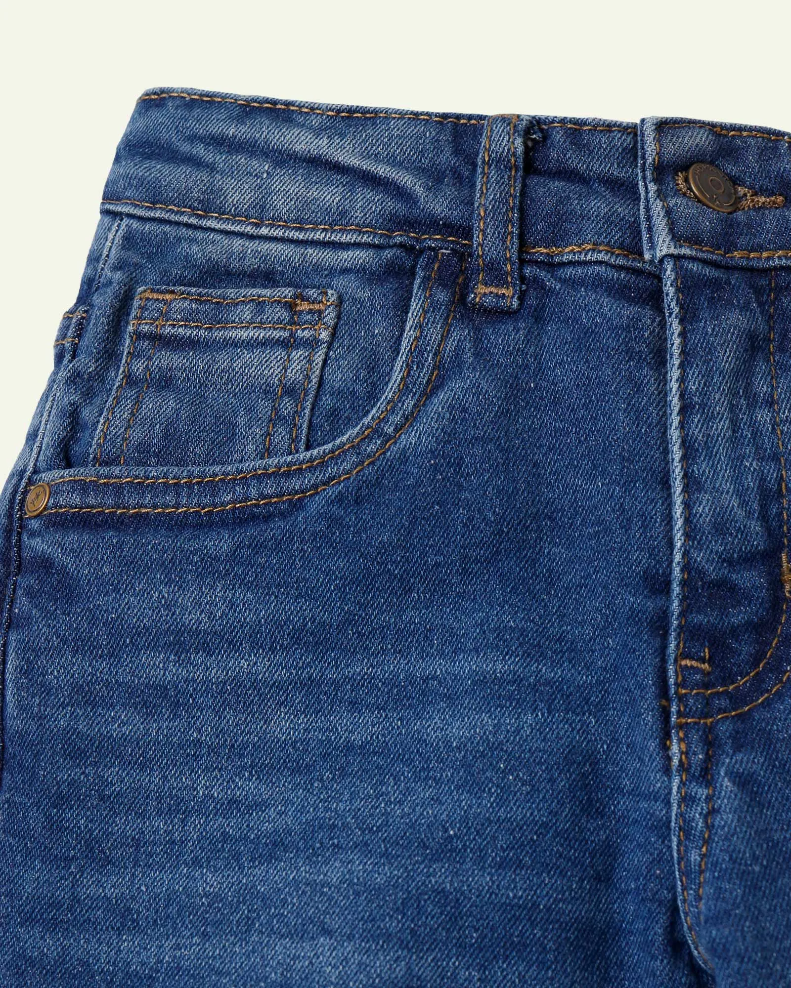 Flared Mid Rise Jeans