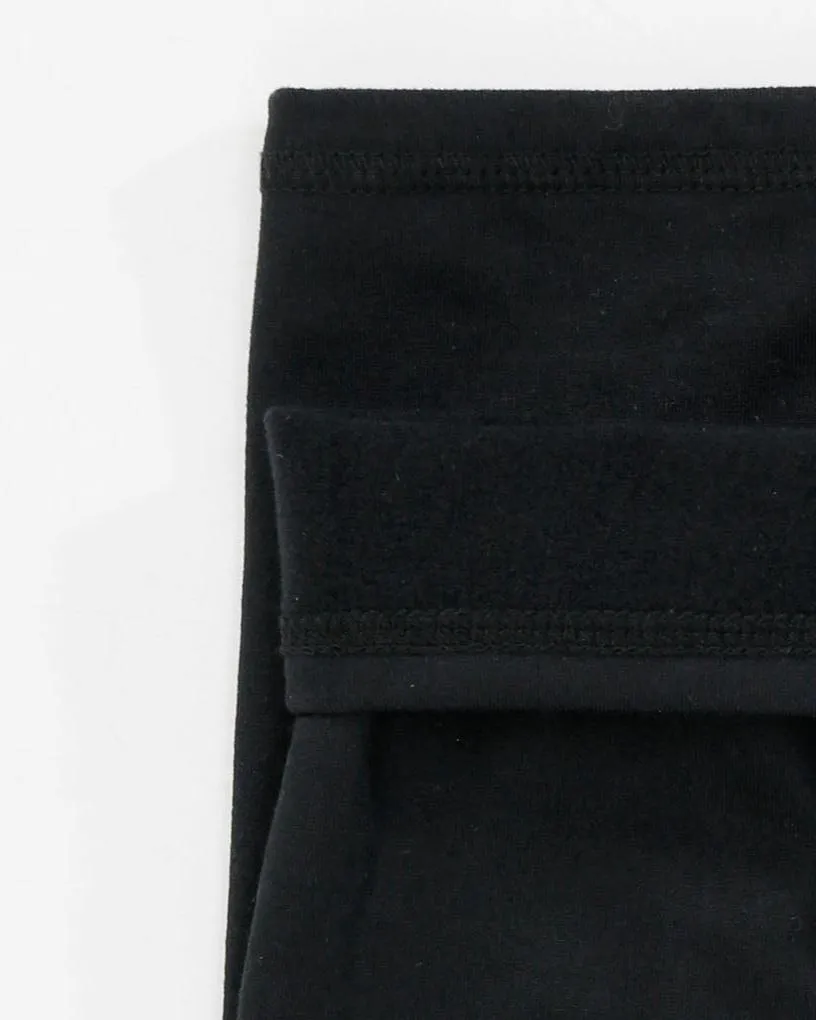 Fleece Lined Black Pocket Leggings