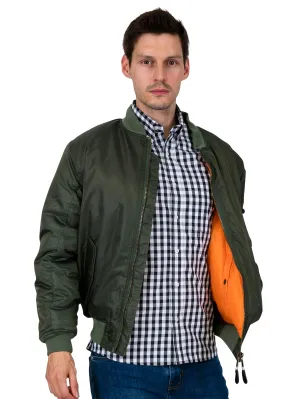 Flight Jacket -  Olive