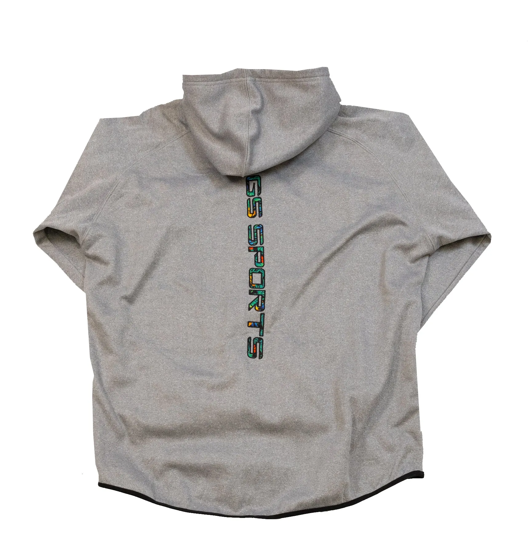 Floral Shaka Scuba Neck TT Fleece Hoodie - Heather