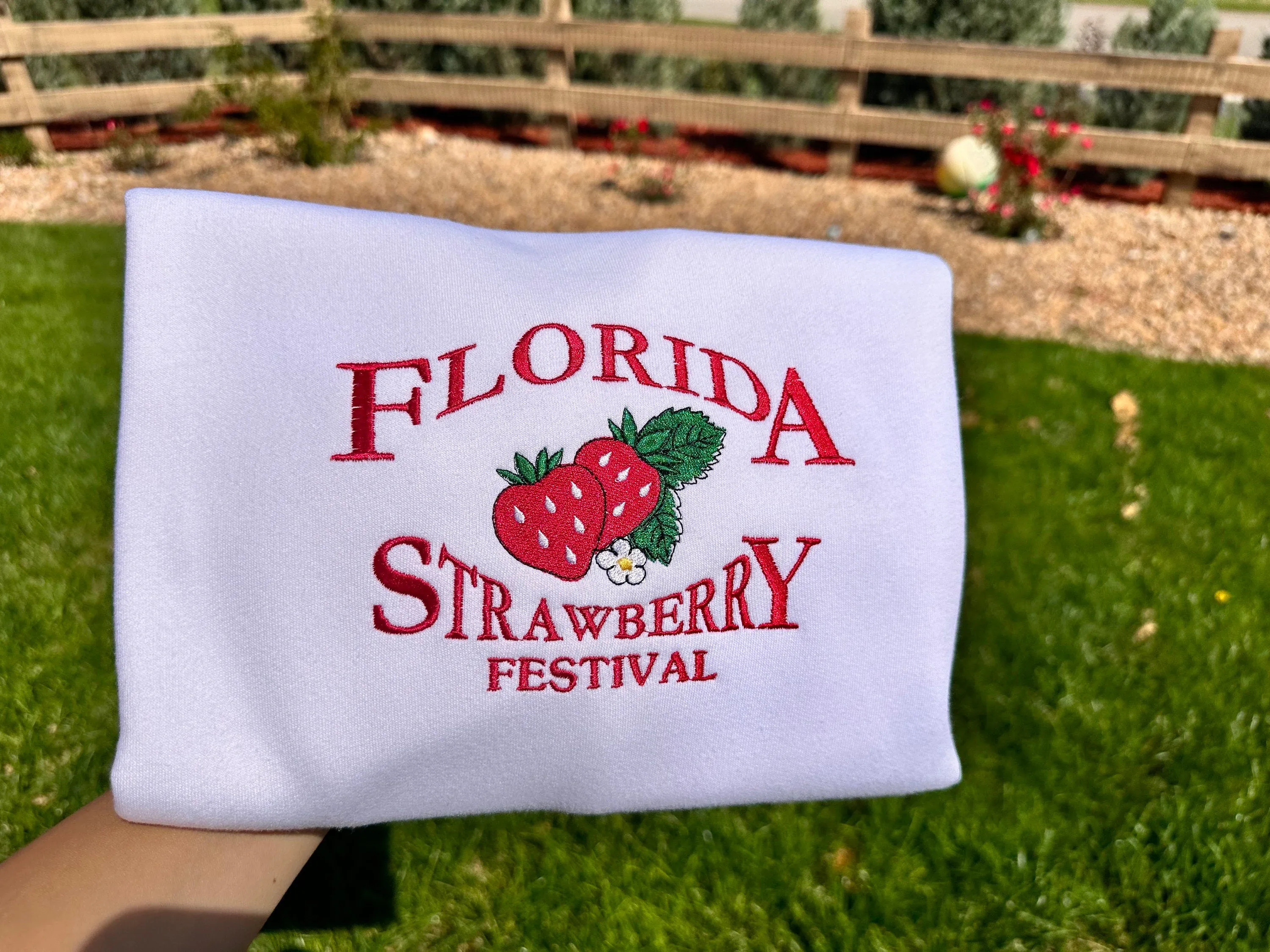 Florida Strawberry Festival  Embroidered sweatshirts