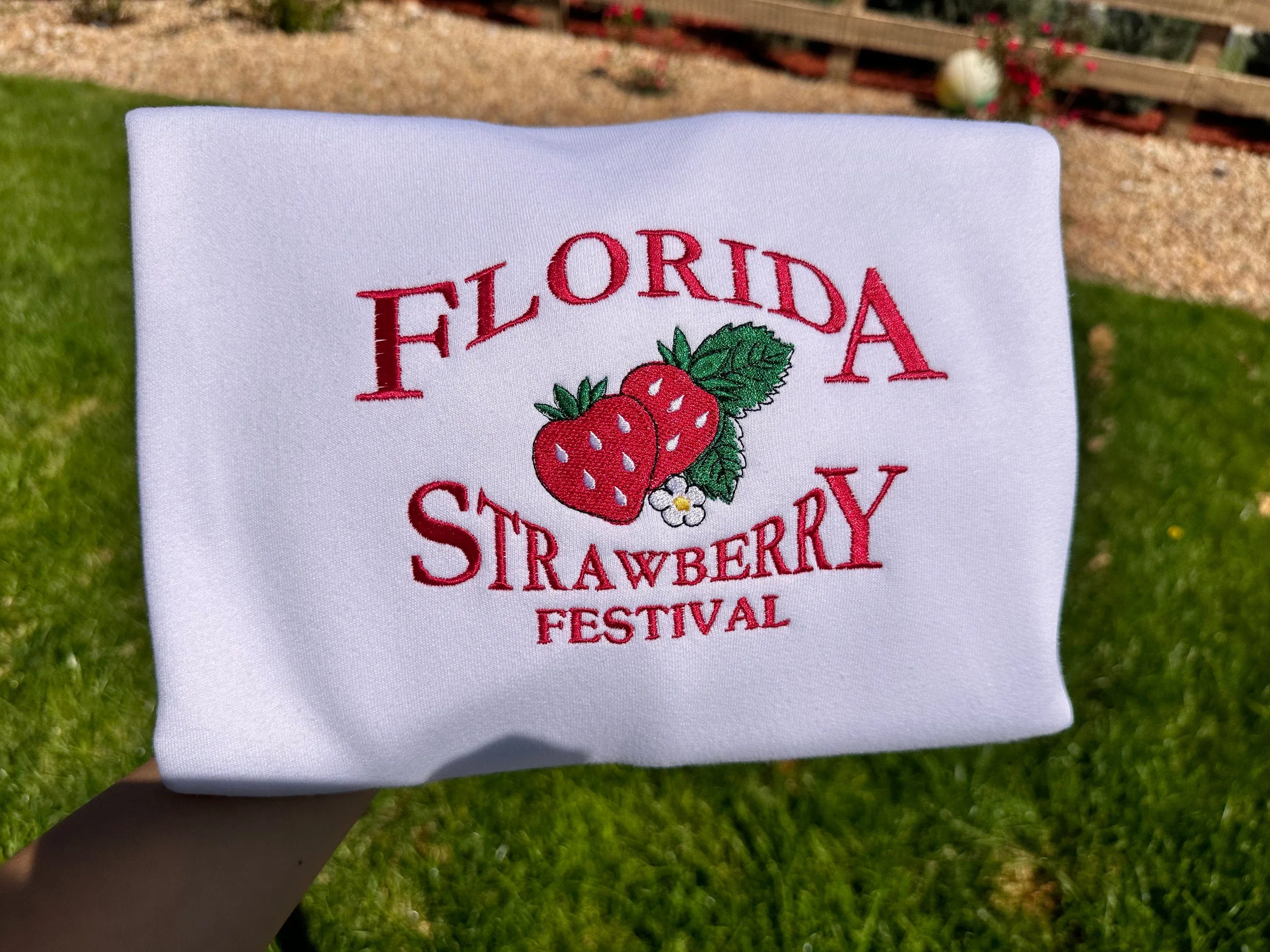 Florida Strawberry Festival  Embroidered sweatshirts