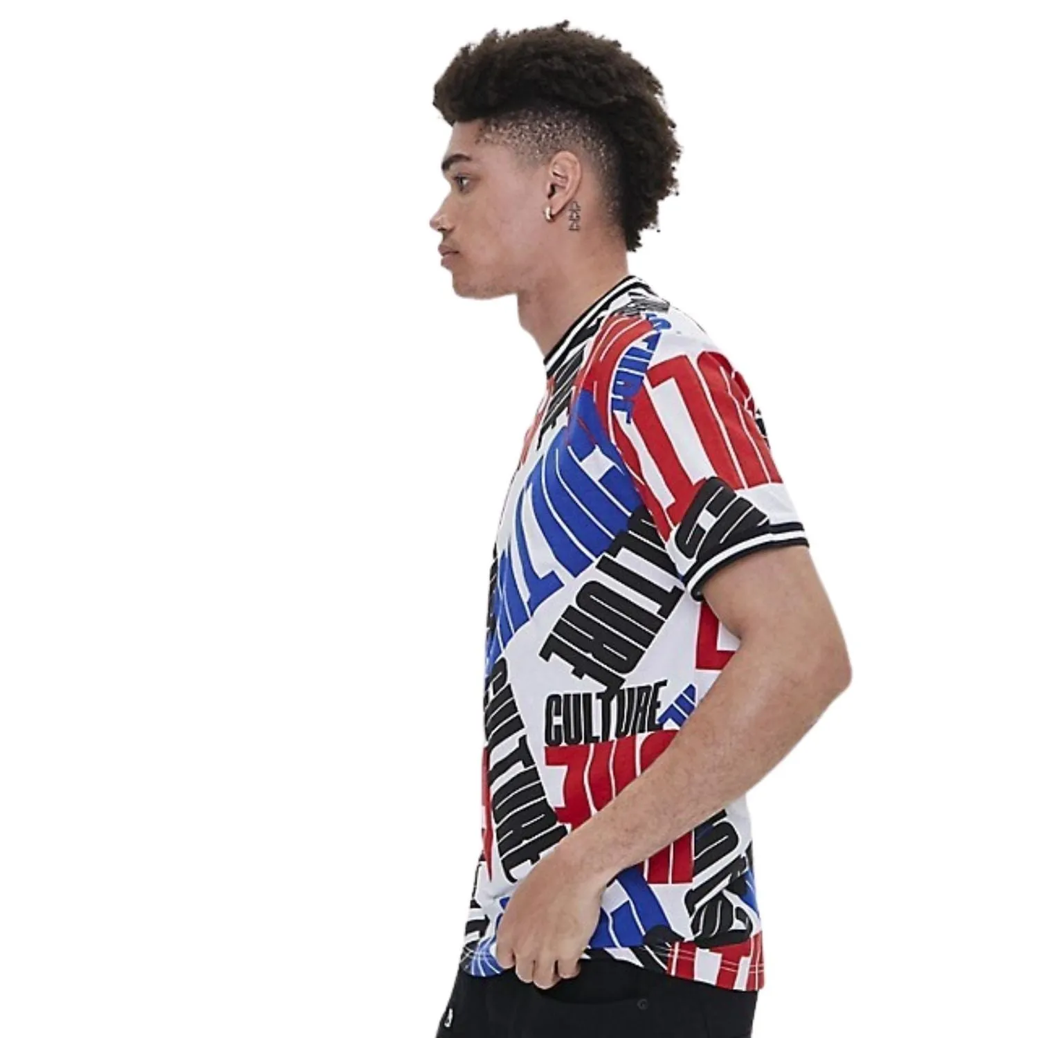 Forever 21 Men's Culture Print Ringer Tee