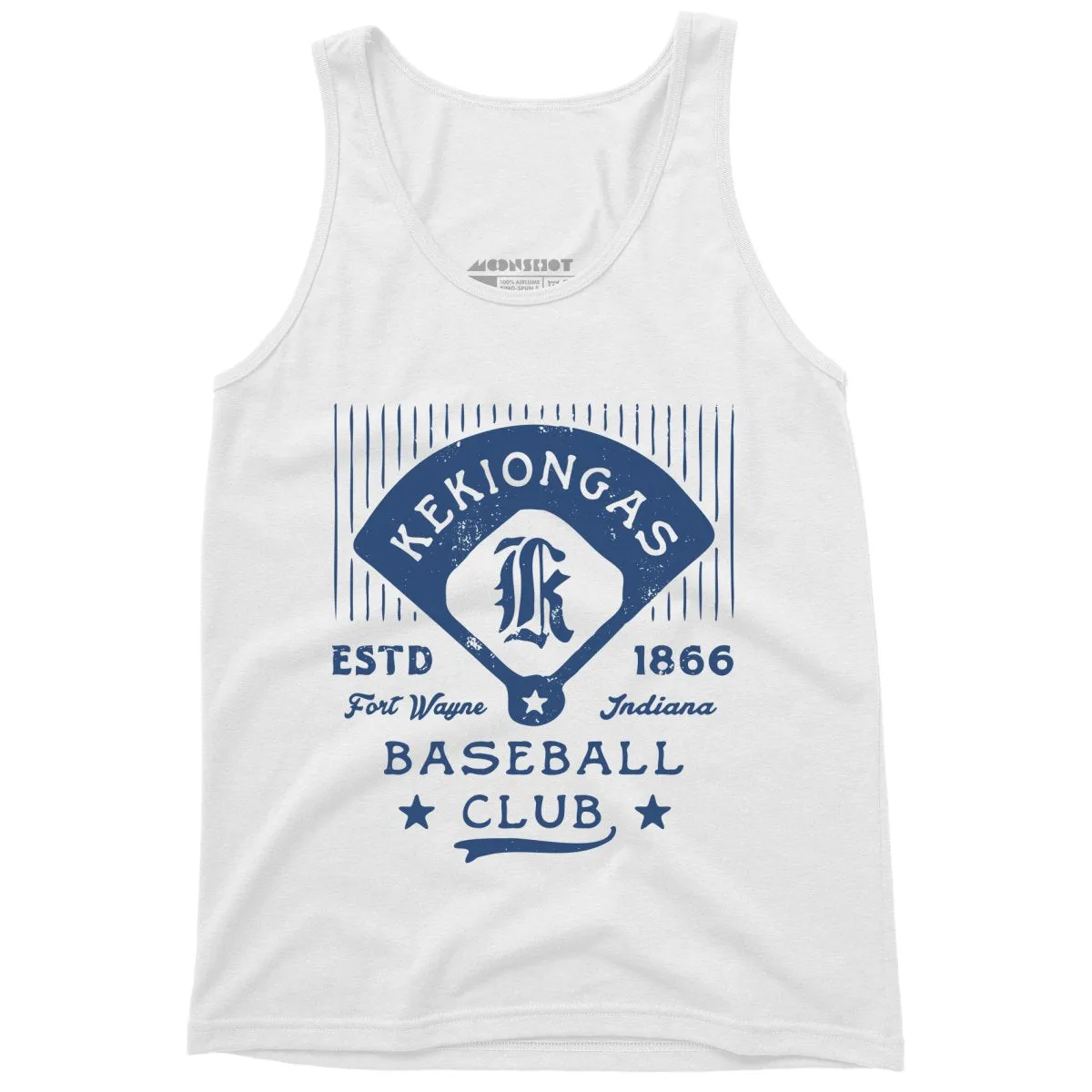 Fort Wayne Kekiongas - Indiana - Vintage Defunct Baseball Teams - Unisex Tank Top